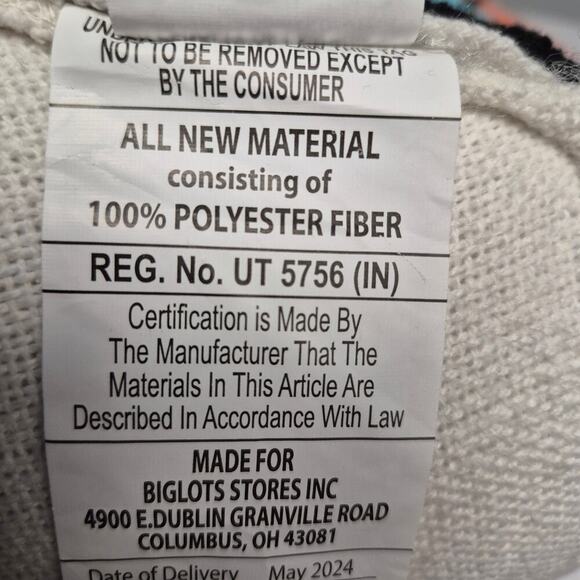 NWT Leykke Decor decorative pillow hang loose hand - Picture 10 of 11